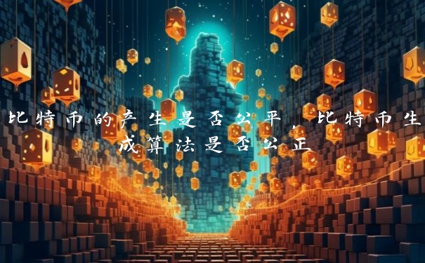 比特币的产生是否公平，比特币生成算法是否公正
